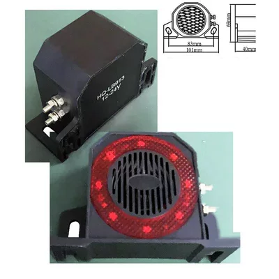 Horn High Decibel Buzzer – Car horn/tweeter - a3-reversing-buzzer-with-light-12-24v-single-speaker-universal