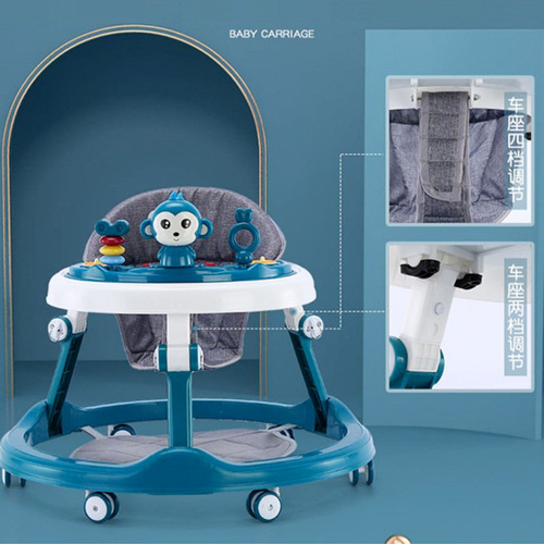 Multifunctional Anti-O-Leg & Tumble-Proof Baby Walker for Boys and Girls – Pushable Toy to Help Little Ones Learn to Walk