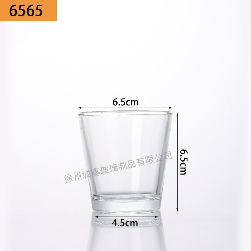Vasos de vidrio transparentes para velas aromáticas al por mayor, portavelas de vidrio, adornos perfumados, vasos vacíos, recipientes para velas DIY, estilo nórdico