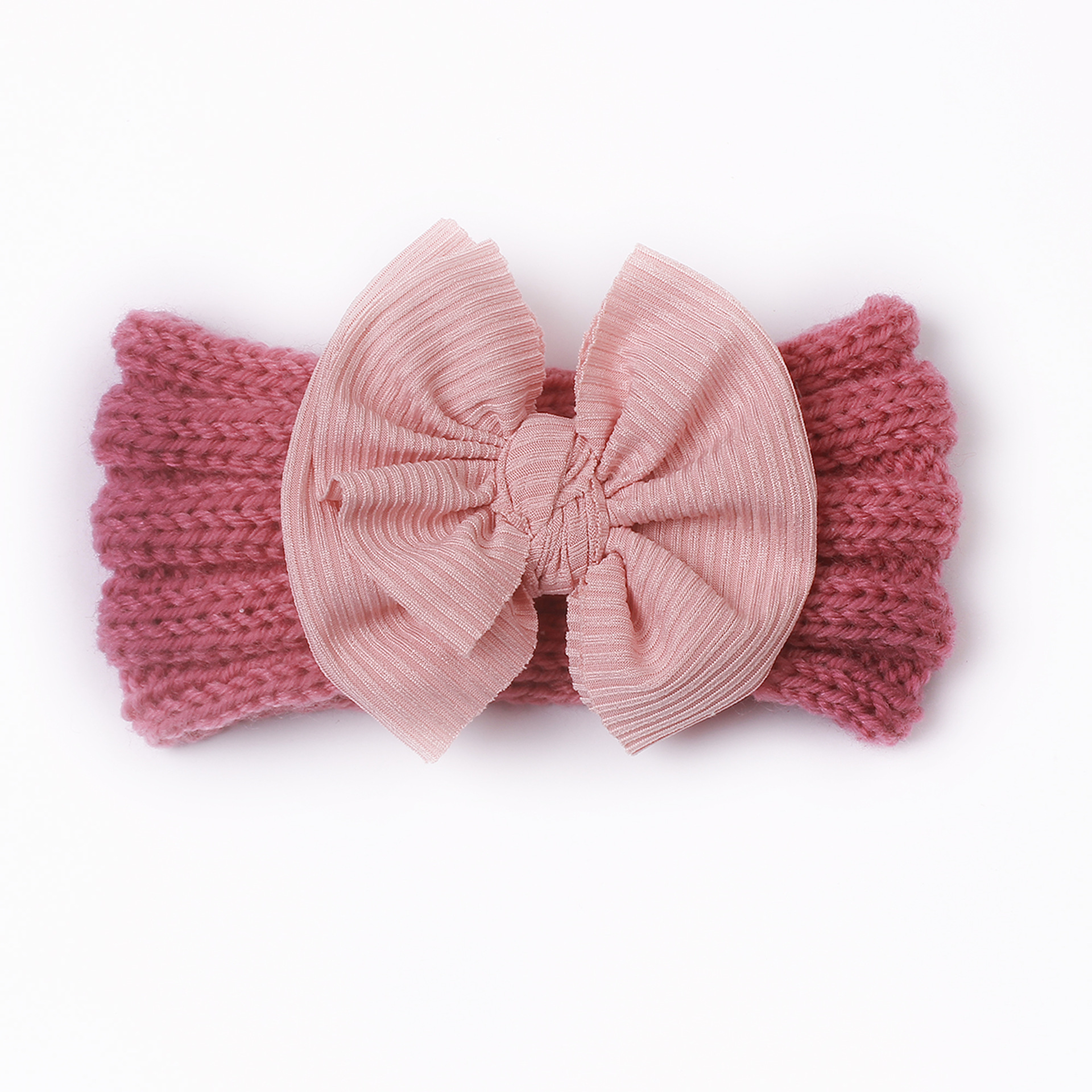 Fashion Solid Color Polyester Bowknot Hair Band 1 Piece display picture 5