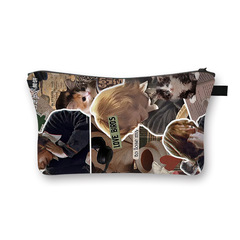 2024新款哈利波特化妝包卡通ins風滌綸收納包大容量便攜式洗漱包