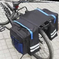 Седельная сумка для велосипеда и мотоцикла, сумка для инструментов, боковая подвесная сумка, холщовая сумка, сумка через плечо для электромобиля с обеих сторон.