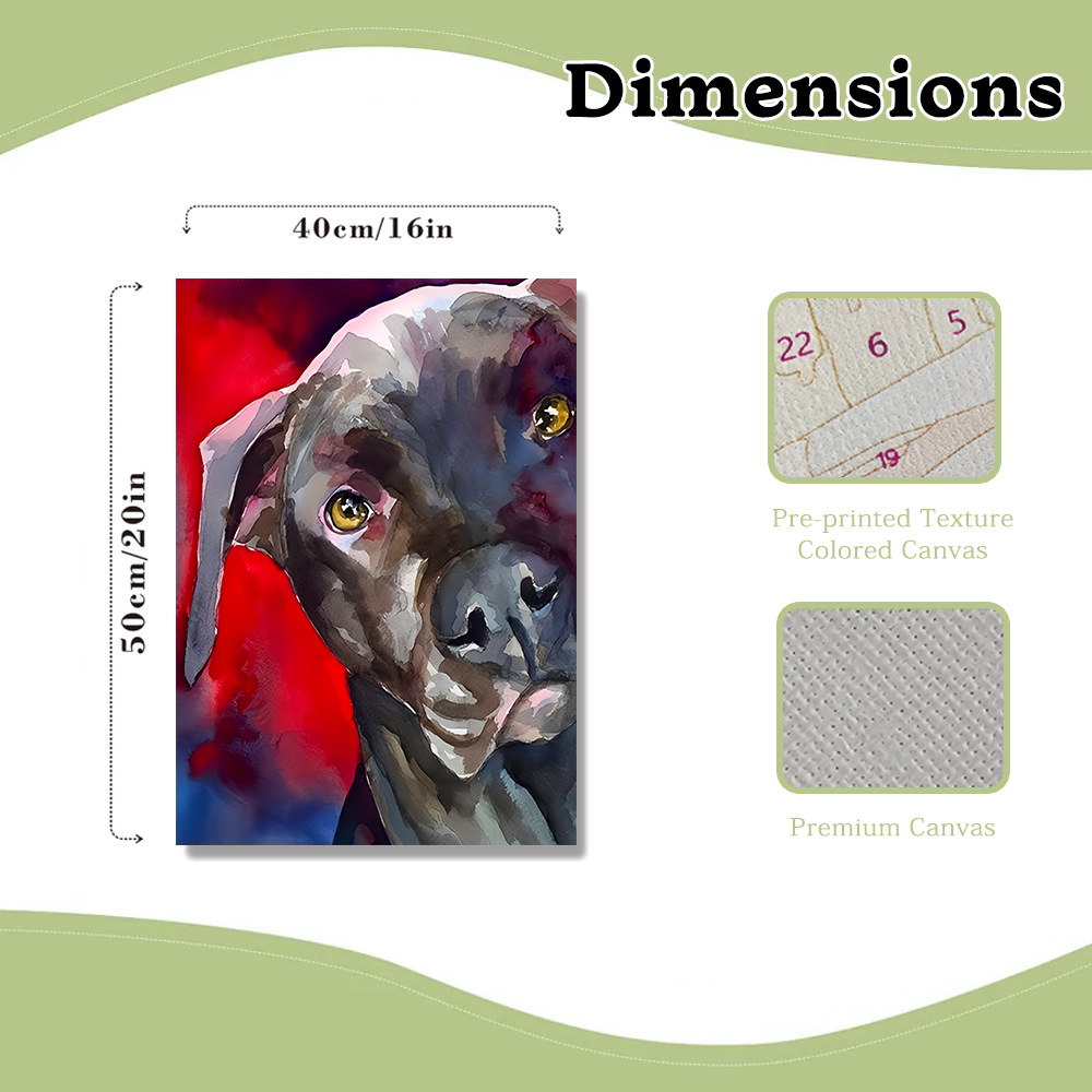 Jit transfronterizo envía bricolaje fábrica de pintura al óleo digital al por mayor arte animal pintura al óleo pintura decorativa puesto Amazon