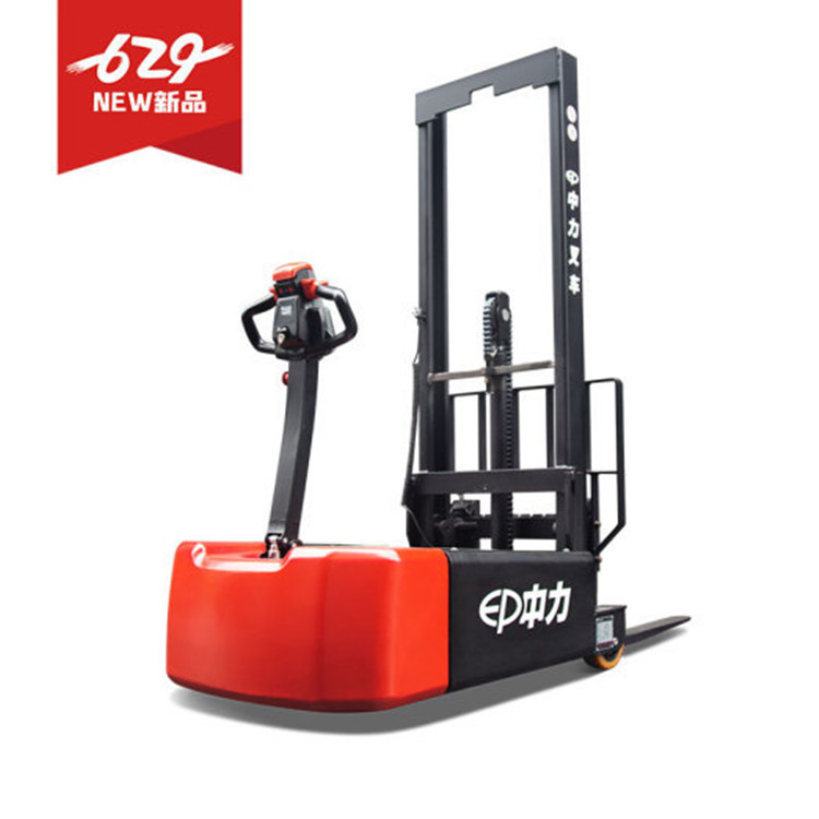 1吨全电动平衡重式无支腿电瓶液压叉车升高装卸车升降铲车ECT101Z