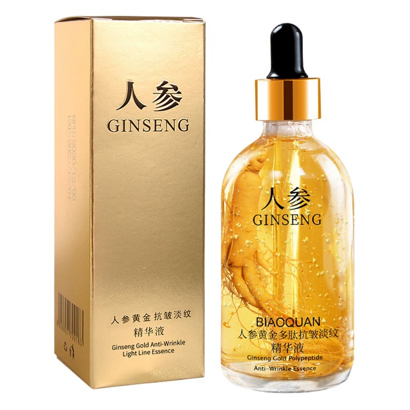 Женьшень золотая эссенция Никотинамид исходный раствор увлажняющий увлажняющий и укрепляющий против морщин светло-лосьон для ухода за кожей лица оптом