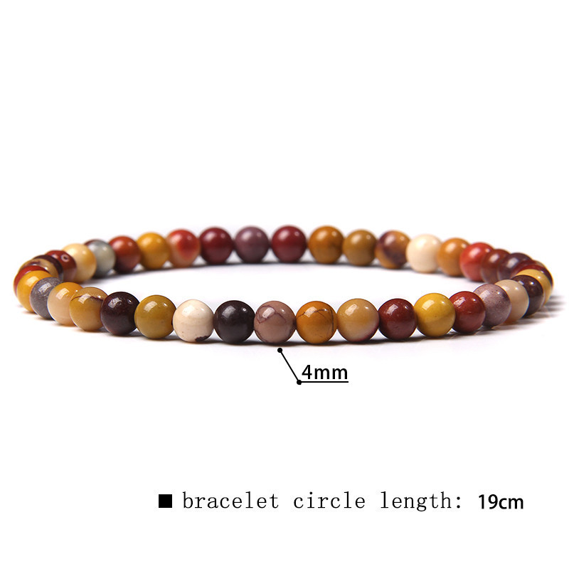 Simple Style Marble Natural Stone Beaded Bracelets display picture 8