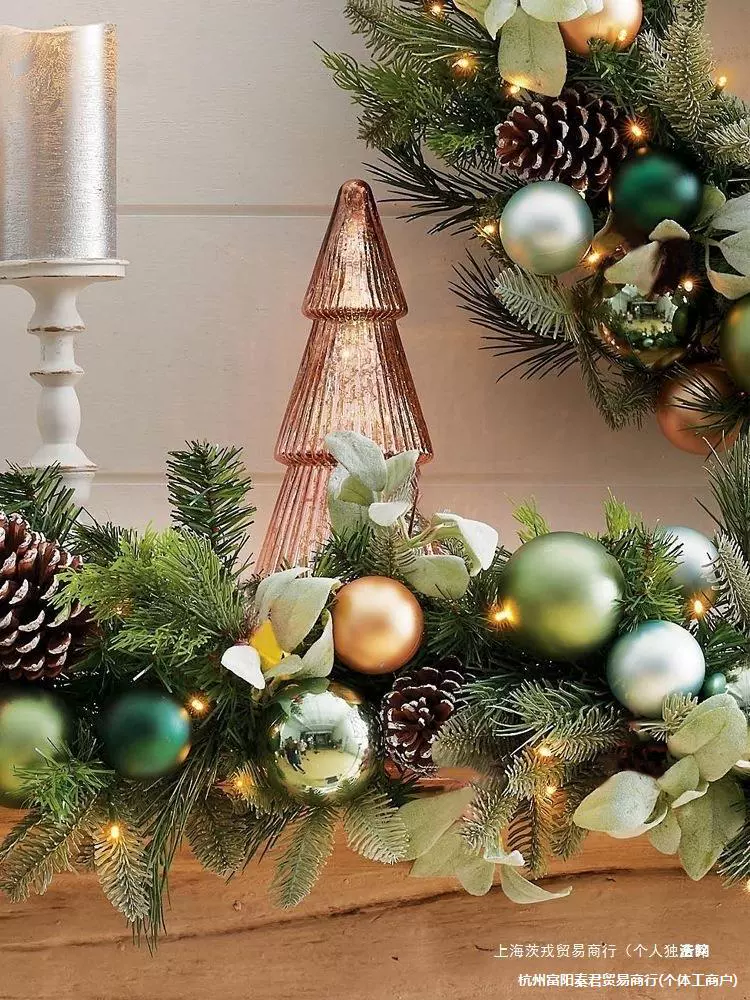 Рождественские украшения, оформление сцены, подвесные декорации из ротанга, гирлянды для торговых центров, украшения витрин отелей, креативные подарки