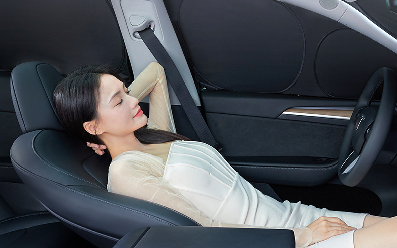 For Tesla model3Y Rejuvenation New Edition Privacy Secret Sunshade Window Full Shading Sun Visor Sun Protection Peeping