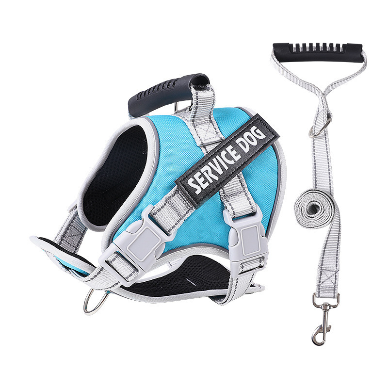 Directo de fábrica reflexivo mascota correa de pecho perro caminando cuerda grande perro a prueba de explosiones de perforación transpirable pecho en stock al por mayor