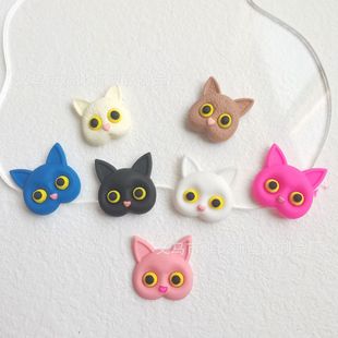 PVC soft glue small cat accessories diy phone case material car accessories shoe buckle decoration Cup refrigerator patch