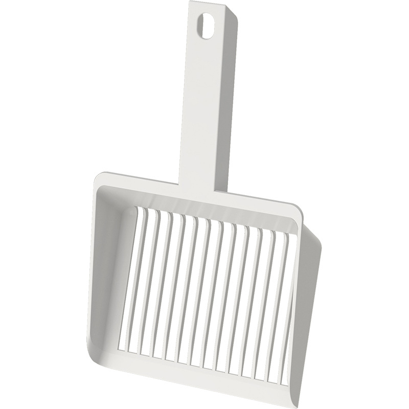 Fábrica al por mayor de gran número simple pala de arena para gatos mango largo espátula gruesa pala de mierda para gatos suministros de limpieza para gatos pala de arena para gatos