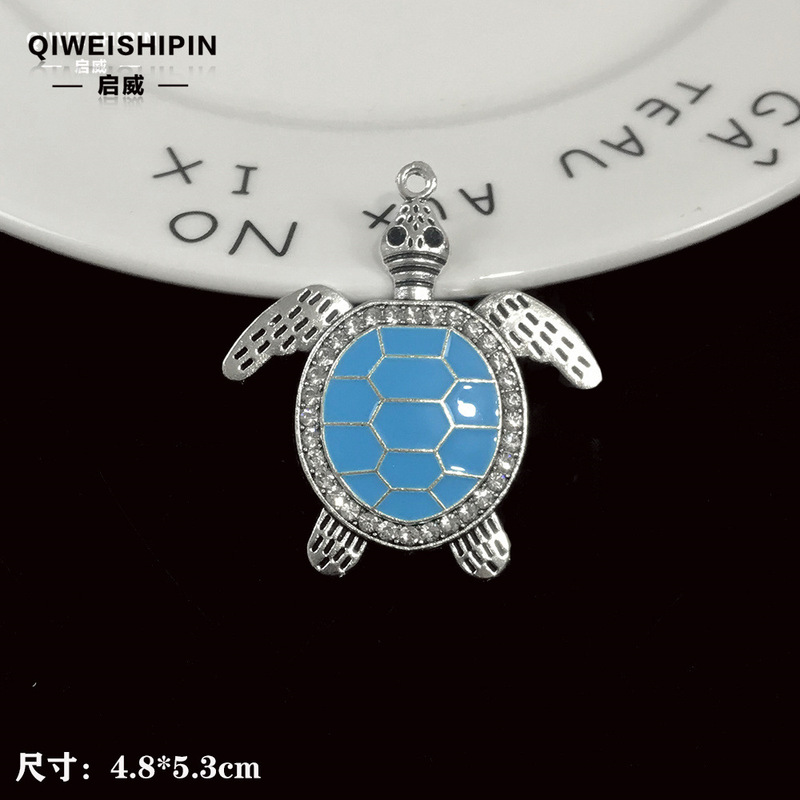 启威新款动物乌龟青蛙配饰 包包汽载出风口钥匙扣配件 合金配件|undefined