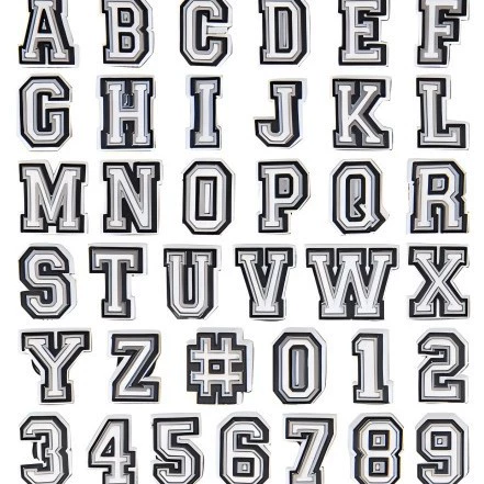 Набор декоративных шармов для обуви с буквами английского алфавита, шармы для обуви из ПВХ, декоративные пряжки для Crocs, шармы для обуви DIY