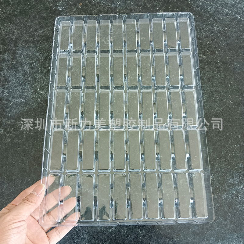 50格透明ブリスターパレット角型格子ブリスターボックス工場ブリスターパック内のプラスチック回転ボックス|undefined