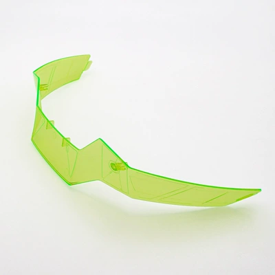 Dəbilqə (Kaska) aksesuarları, Modification Accessories Air Spoiler - fluorescent-green
