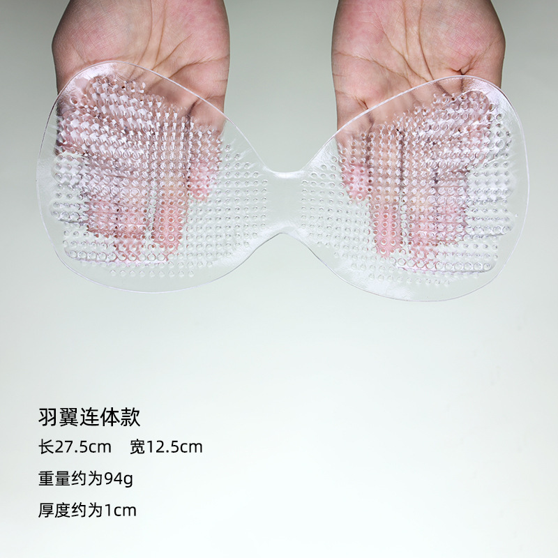 蜂窝胸垫透气加厚泳衣硅胶自粘小胸增大胸贴瑜伽服防外扩透明插片|undefined