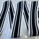 Manufacturer's new contrast color striped rib high elastic knitted belt hollow mesh belt popular casual suit pants side belt