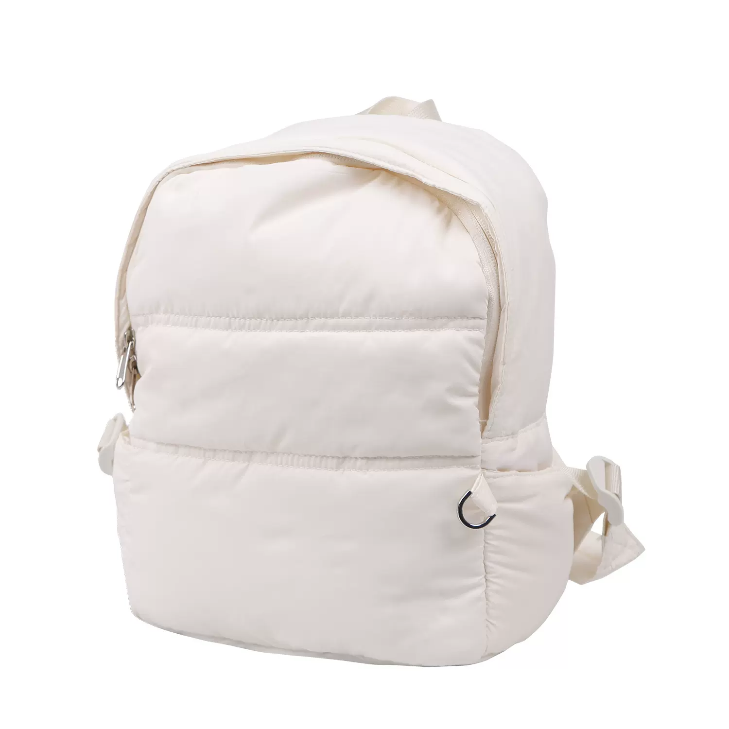 纯色高级防水尼龙轻便秋冬间棉背包防震抗压大容量书包可工厂定制