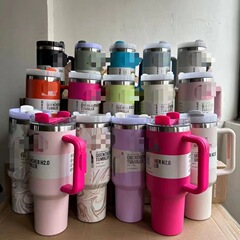 跨境亚马逊现货史丹利保温杯stanley2代40OZ大容量冰霸不锈钢车载