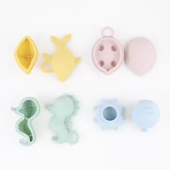 Nuevos productos transfronterizos juguetes de baño juguetes de silicona juguetes de baño de dibujos animados para niños juguetes de baño de silicona juguetes de baño