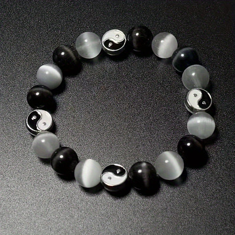 Tai Chi Ice Crack Beaded Bracelet for Women, Trendy and Stylish 2026 Niche High-End Couple Bracelet Tai Chi Ice Crack Beaded Bracelet for Women, Trendy and Stylish 2026 Niche High-End Couple Bracelet