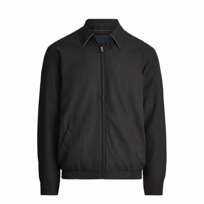 Cross-Border Supply Raff Jacket Embroidered Logo Lapel Jacket Men's Spring and Autumn Casual Retro Executive Jacket Cross-Border Supply Raff Jacket Embroidered Logo Lapel Jacket Men's Spring and Autumn Casual Retro Executive Jacket