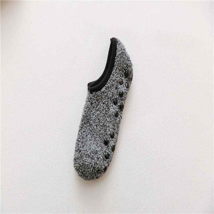 Calcetines Antideslizantes de Piso de Acrílico, Absorbentes de Sudor para Otoño e Invierno