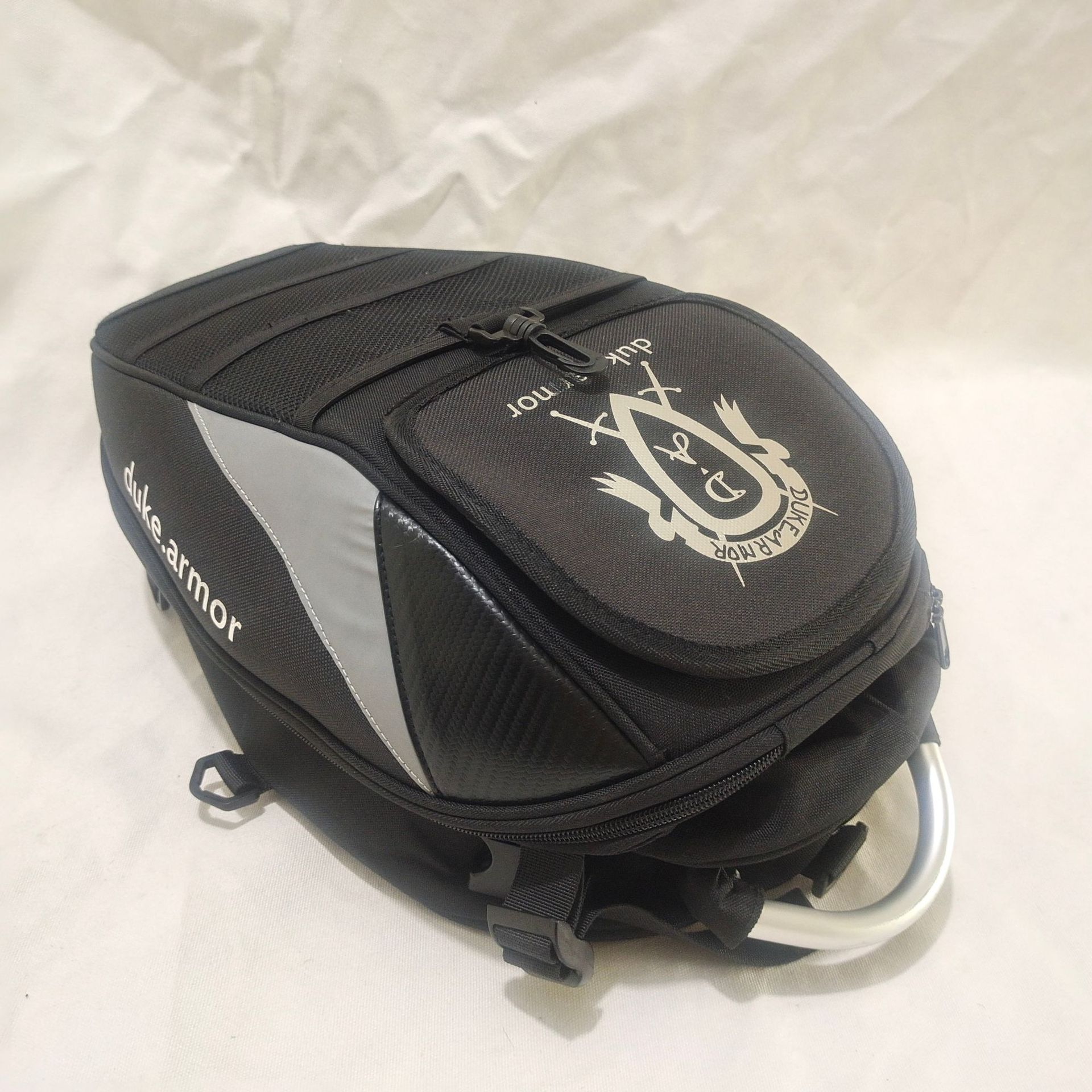 Bolsa de casco de motocicleta mochila off-road motocicleta bolsa de asiento trasero bolsa de cola de gran capacidad bolsa de casco completo