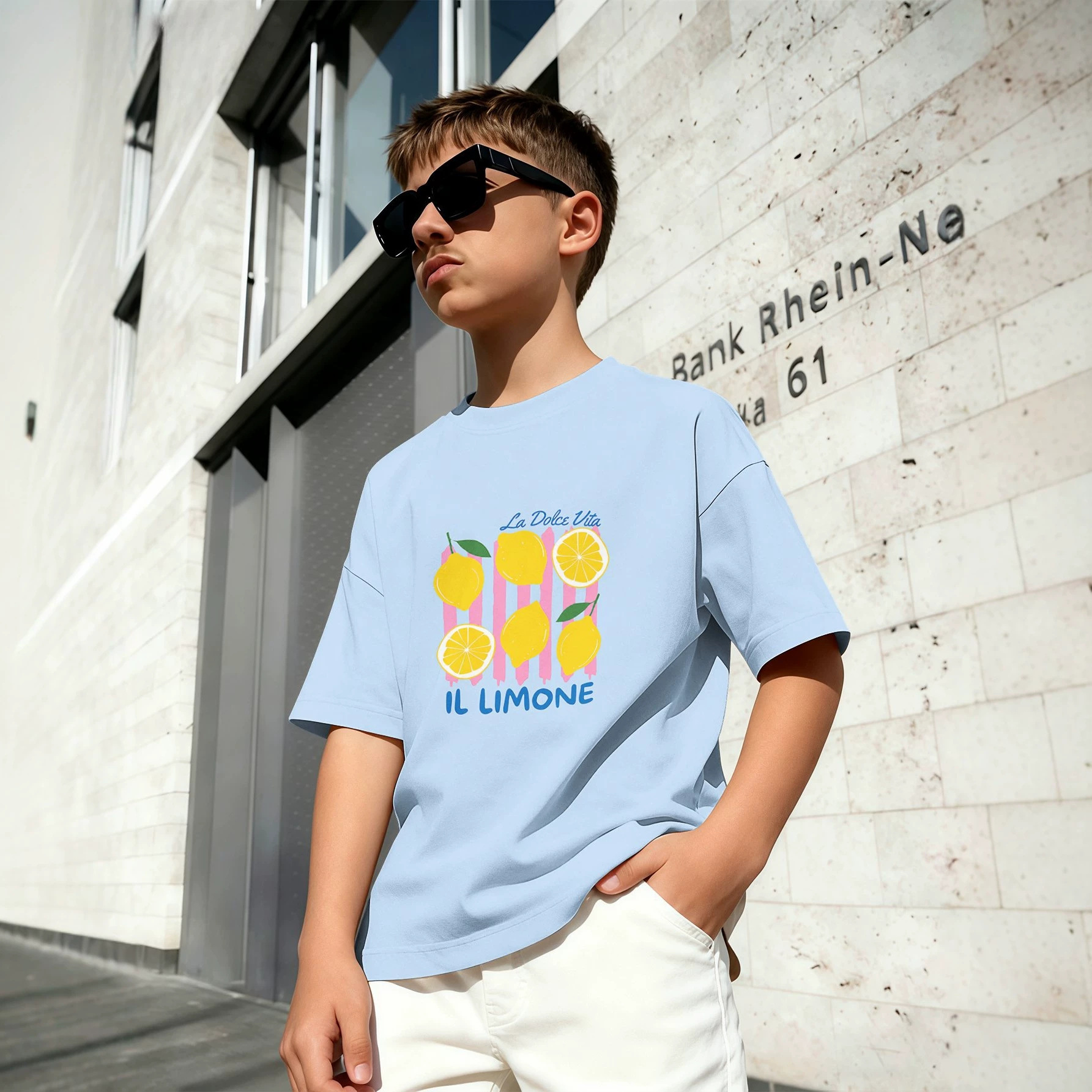 Space Rocket Fun 3D Print Boys' Short-Sleeve T-Shirt White Casual Crew Neck Top_voghion.com