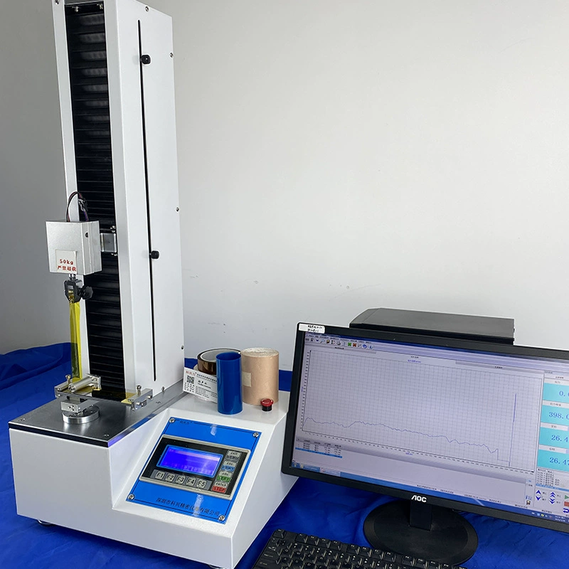 Спот 100 кг цифровой дисплей электронный материал натяжная машина 1000N резиновая микрокомпьютерная машина для испытания на растяжение