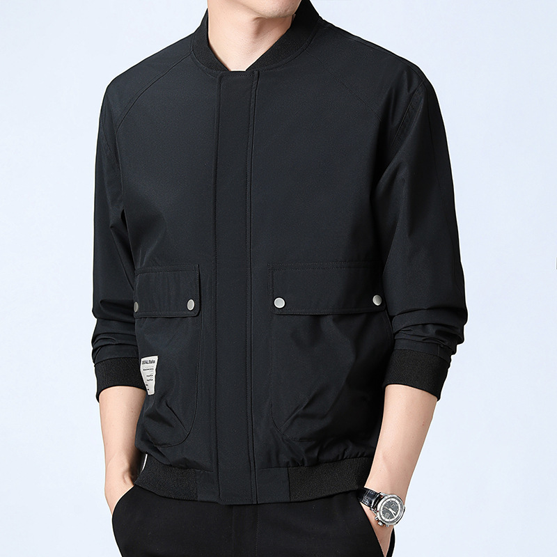 Primavera y otoño nuevo tipo de chaqueta de béisbol hombre chaqueta casual coreana primavera y otoño chaqueta corta de moda chaqueta de trabajo de hombre image 4