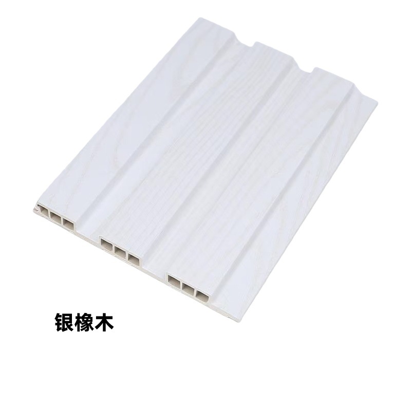 Panel de Pared de Madera Plástica Eco 195, Resistente al Fuego y Humedad, para Interior y Hotel