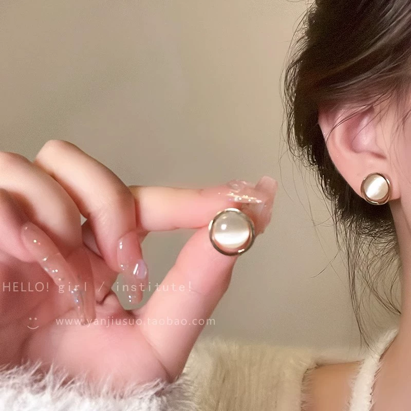 Серебряная игла, универсальные серьги из жемчуга, образец 925 пробы, стиль легкой роскоши, оптовая покупка