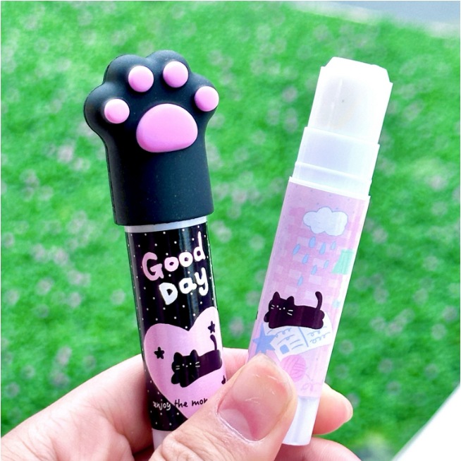 Linda barra de pegamento de pegamento sólido estudiante de oficina pegamento sólido de alta viscosidad de secado rápido estudiante papelería estudiante barra de pegamento hecha a mano de bricolaje