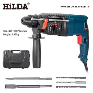 High-Power Electric Hammer Electric Drill Electric Pick Household Tools Multi-Functional Industrial-Grade Impact Drill Accessories Combination Set