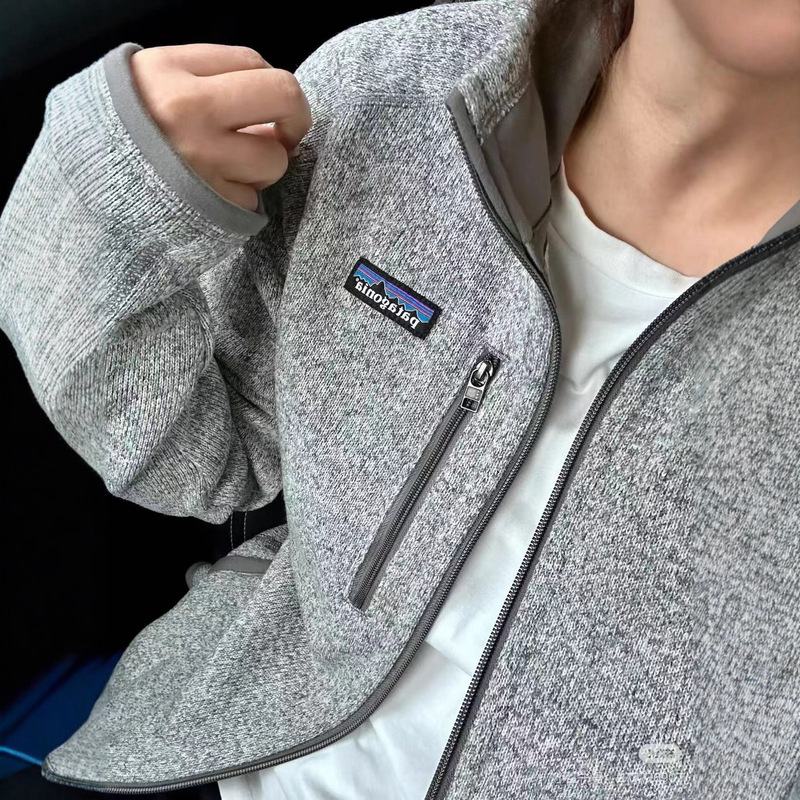 Bata Pata New Style Can Be Used Outdoors, Sports and Leisure, Warm, Fashionable and Versatile, Right Shoulder, Capable, Windproof Fleece Jacket