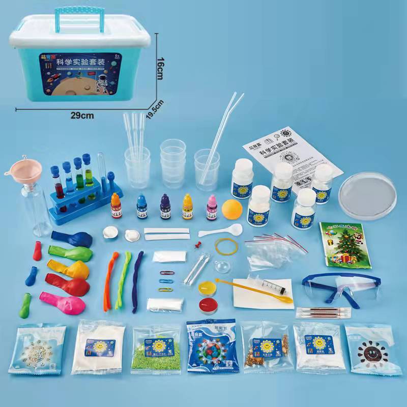 Estudiante de escuela primaria traje de experimento de ciencia al por mayor madre ciencia y educación juguetes pequeño experimento divertido invención juguetes educativos para niños