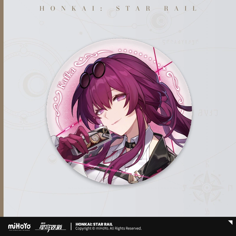 Коллекционный значок (Honkai: Star Rail) — персонаж, цветной картон на подложке, одиночный