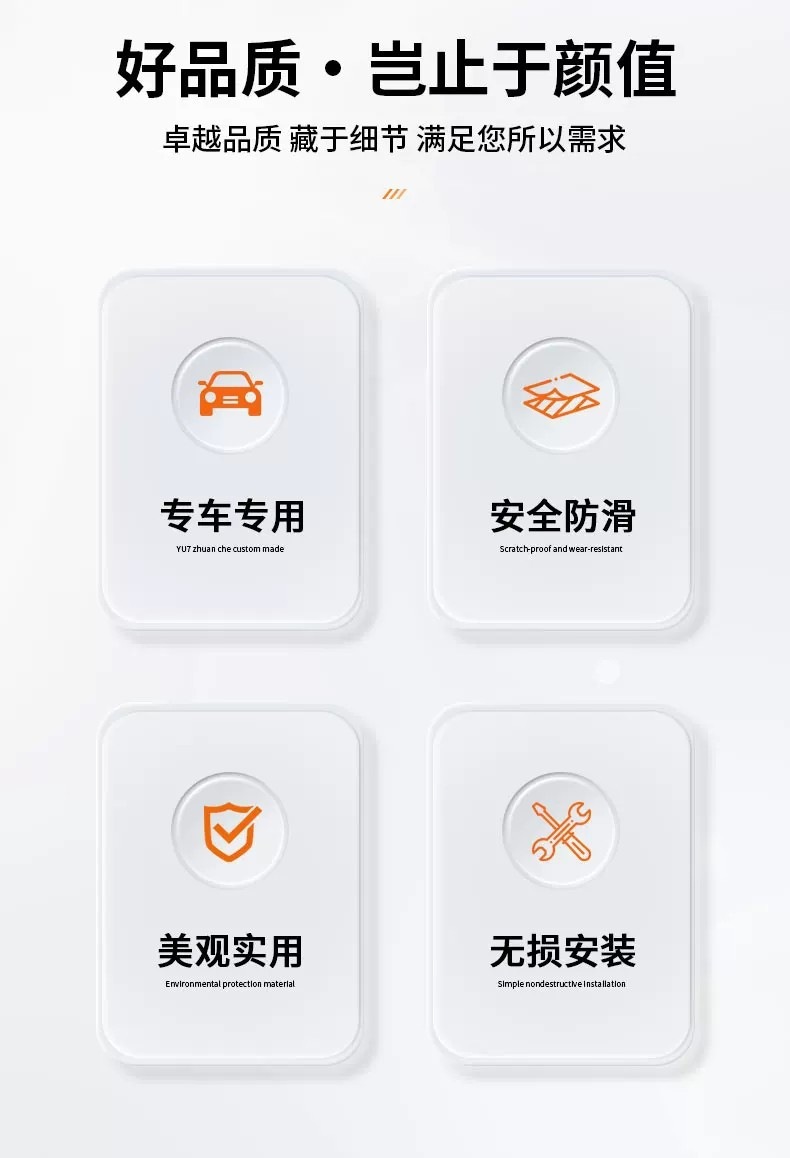 Suitable for Xiaomi SU7YU7, snap-on aluminum alloy brushed anti-slip accelerator and brake pedals