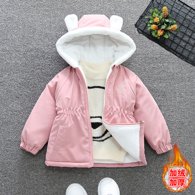 Chaqueta de lana para niñas Otoño e Invierno 2023 ropa de parka de invierno para niños nuevos hombres chaqueta engrosada de invierno para niños mayores moda