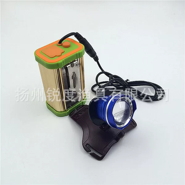 Fisherman's Treasure Waist-Mounted Focus Headlight USB Interface Power Bank Yellow Light Fishing Light Night Fishing Light Yf-1731