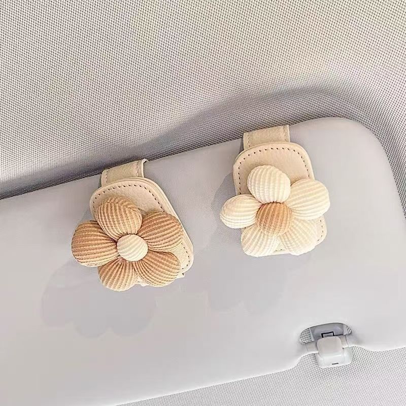 Car Glasses Clip, Car Sun Visor Storage, Car Summer Sunglasses, Multi-Functional Creative Card Holder