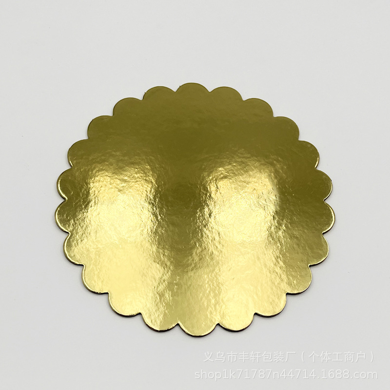 Fábrica spot 8 / 10 / 12 pulgadas cruzada al por mayor a prueba de agua a prueba de aceite placa de pastel redondo base de pastel de cumpleaños