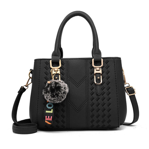 〖Women's Bag〗2025 Trendy European and American Style Handbag Large Capacity Tassel Pendant Simple Shoulder Crossbody Bag