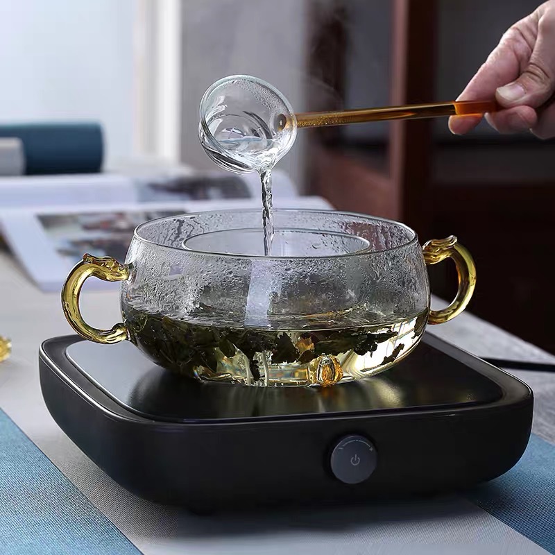 耐热玻璃过滤大号煮茶泡茶壶煮茶器泡茶器电陶炉家用功夫茶具套装|ru
