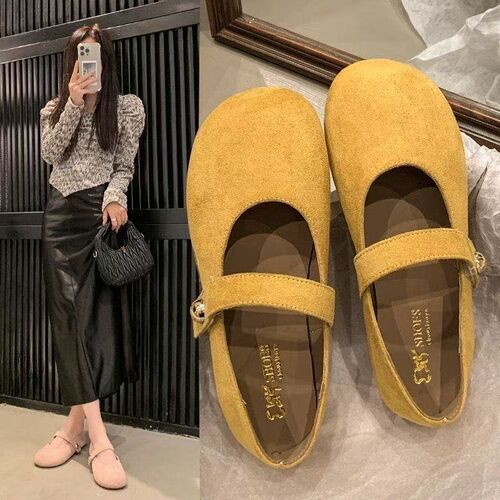 Flat sole shallow mouth one-piece bandage sandals summer new Korean style soft sole grandmother shoes match skirt bean pod shoes for women