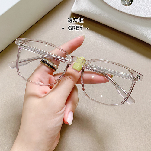 New Korean version of anti-blue light glasses, fashionable plate insert glasses frame, women's high-end myopia glasses frame, men's wholesale