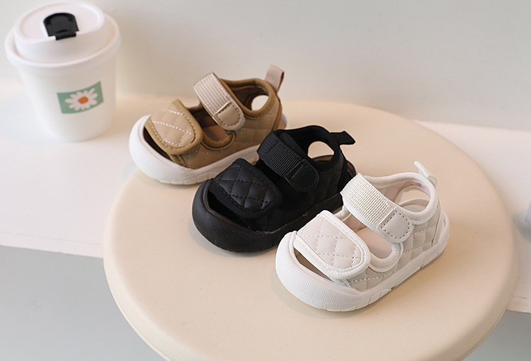 Xiaoxiangfeng Girl Baotou Sandali Walking Baby Suola Morbida Scarpe da Spiaggia per Ragazzi 1-3 Anni_voghion.com