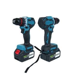 Foreign Trade High-Power Multi-Functional Lithium Electric Drill Set Household Lithium Electric Screwdriver Machine Pistol Drill Portable Hand Drill