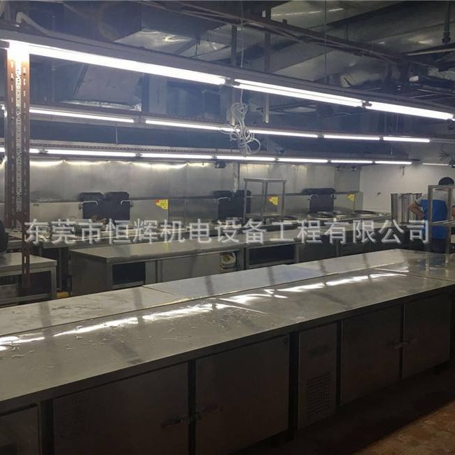 湛江度假区厨房厨具餐具 酒店厨房工程 油烟管道